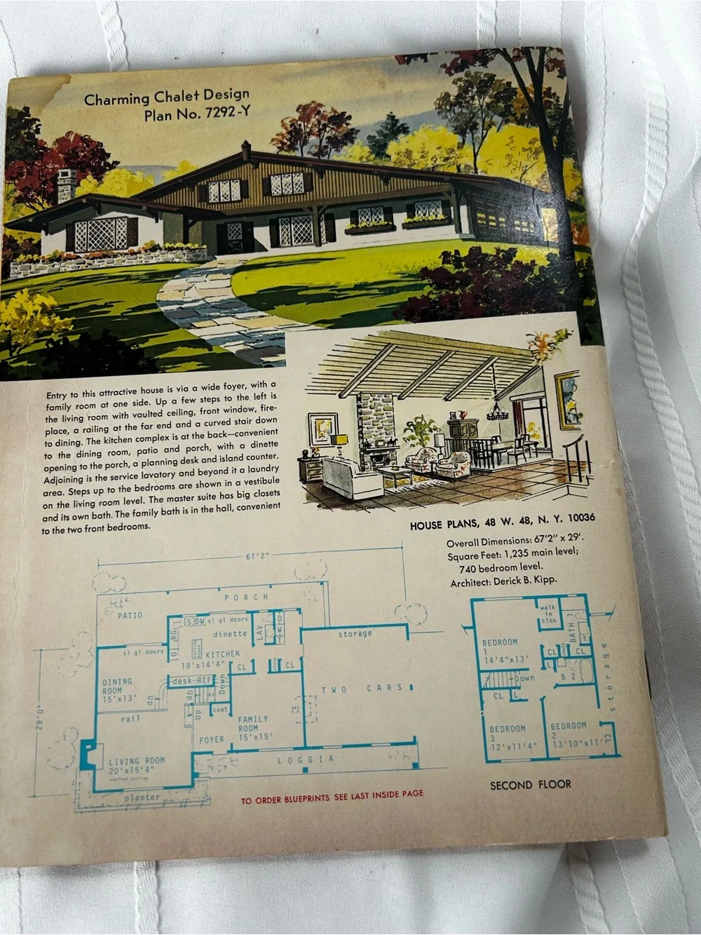 Vintage 70s Best Home Plans Home Accents Magazines MCM Orange Black Green